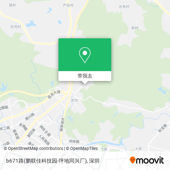 b671路(鹏联佳科技园-坪地同兴厂)地图