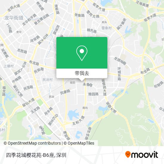 四季花城樱花苑-B6座地图
