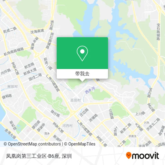凤凰岗第三工业区-B6座地图