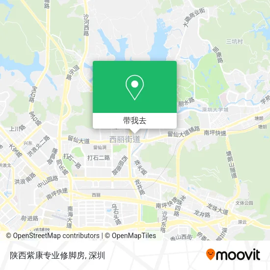 陕西紫康专业修脚房地图