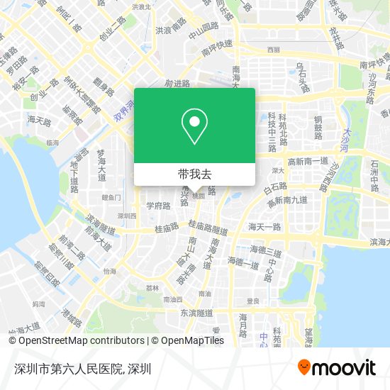 深圳市第六人民医院地图