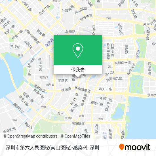 深圳市第六人民医院(南山医院)-感染科地图