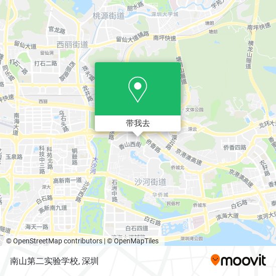 南山第二实验学校地图