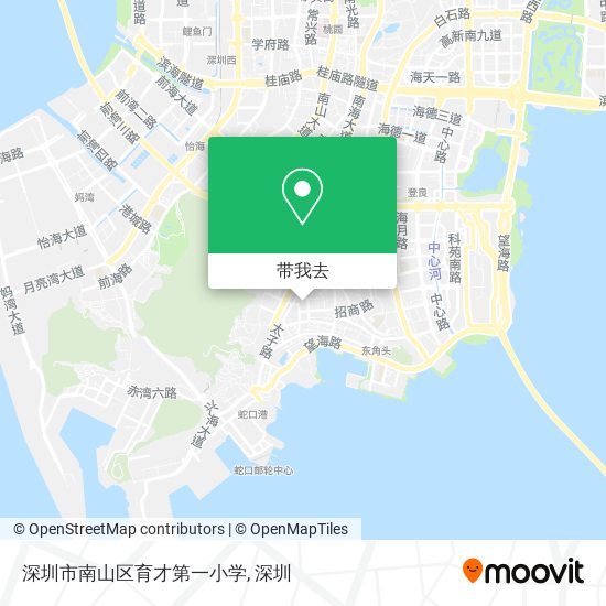 深圳市南山区育才第一小学地图