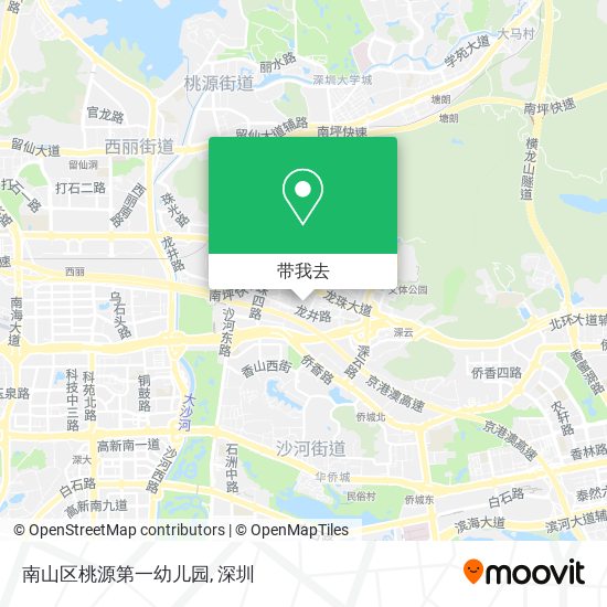 南山区桃源第一幼儿园地图