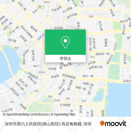 深圳市第六人民医院(南山医院)-高压氧舱楼地图