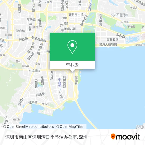 深圳市南山区深圳湾口岸整治办公室地图