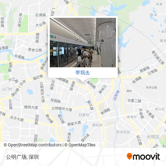 公明广场地图