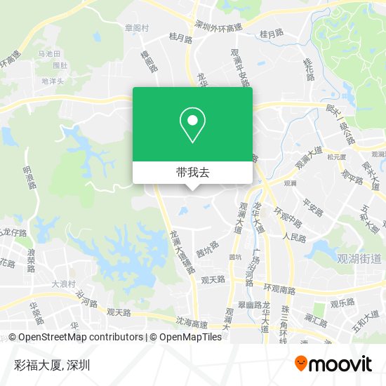 彩福大厦地图