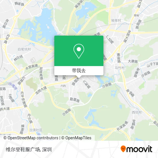 维尔登鞋服广场地图