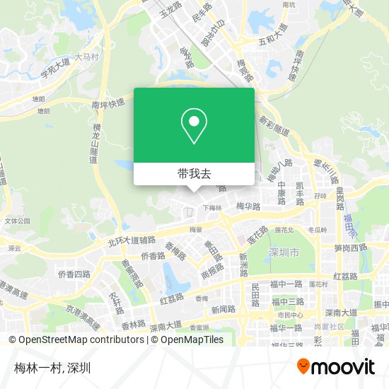 梅林一村地图