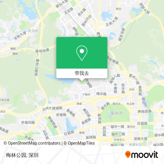 梅林公园地图
