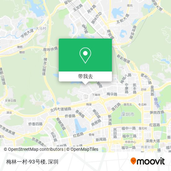梅林一村-93号楼地图