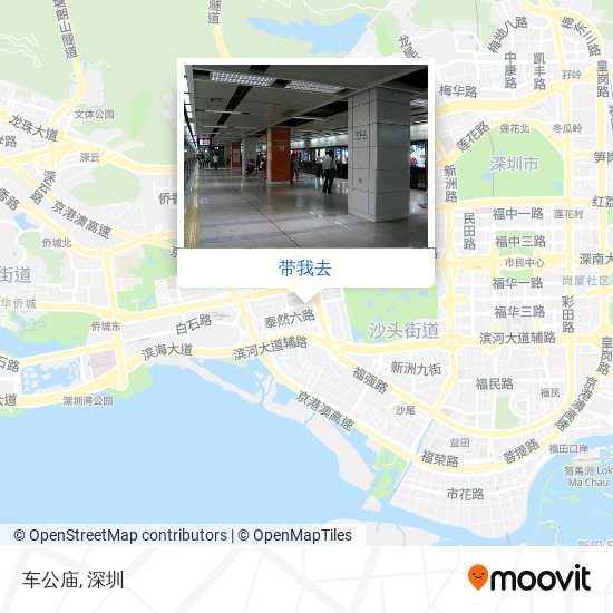 车公庙地图