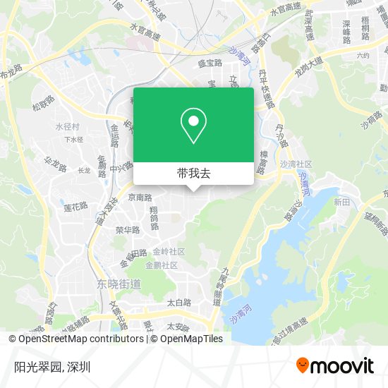 阳光翠园地图