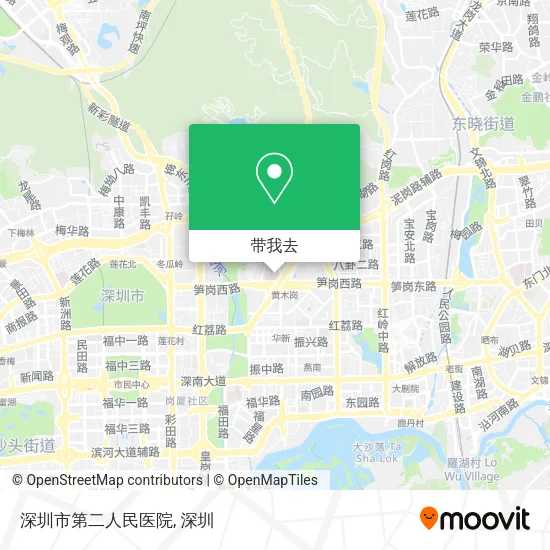 深圳市第二人民医院地图