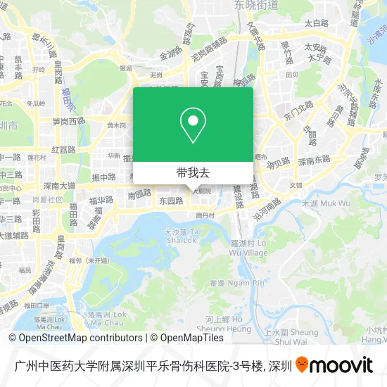 广州中医药大学附属深圳平乐骨伤科医院-3号楼地图