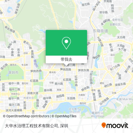 大华水治理工程技术有限公司地图