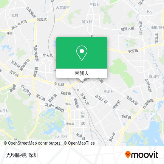 光明眼镜地图