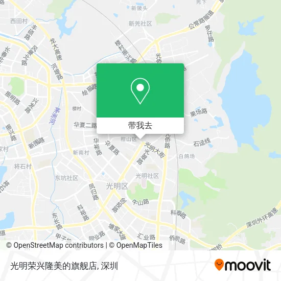 光明荣兴隆美的旗舰店地图