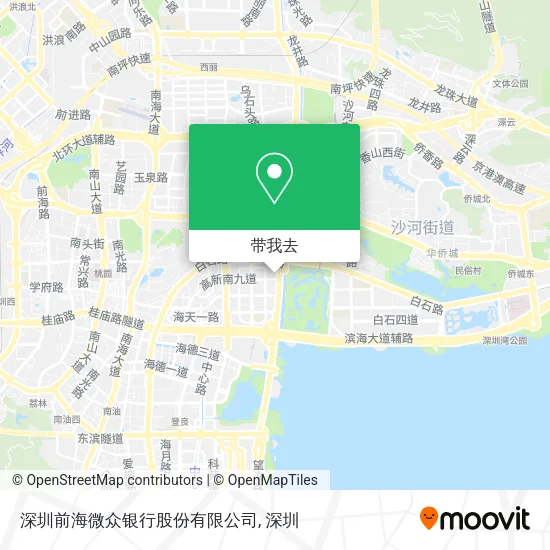 深圳前海微众银行股份有限公司地图