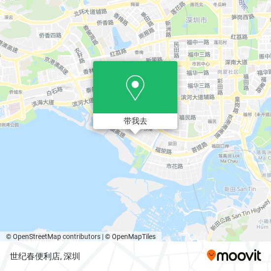 世纪春便利店地图