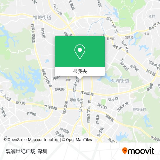 观澜世纪广场地图