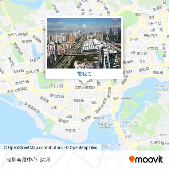 深圳会展中心地图