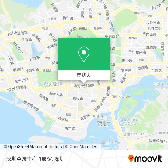 深圳会展中心-1展馆地图