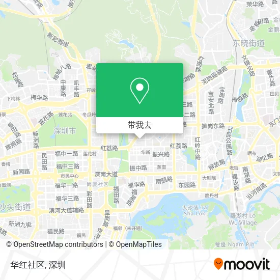 华红社区地图