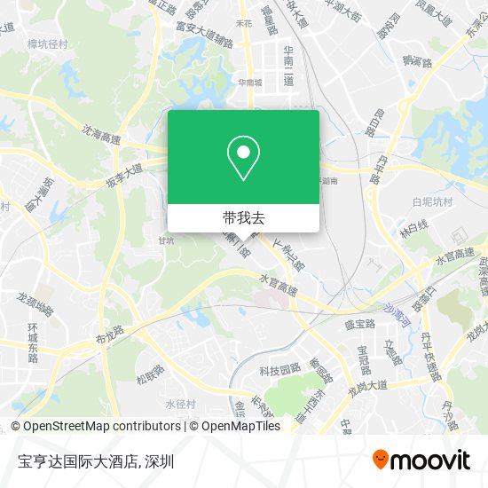 宝亨达国际大酒店地图