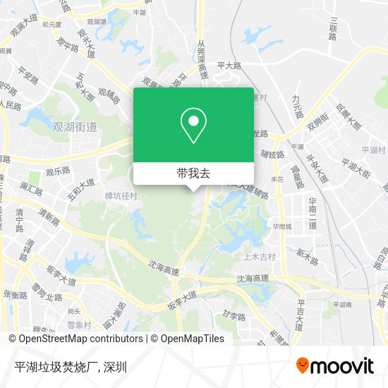 平湖垃圾焚烧厂地图