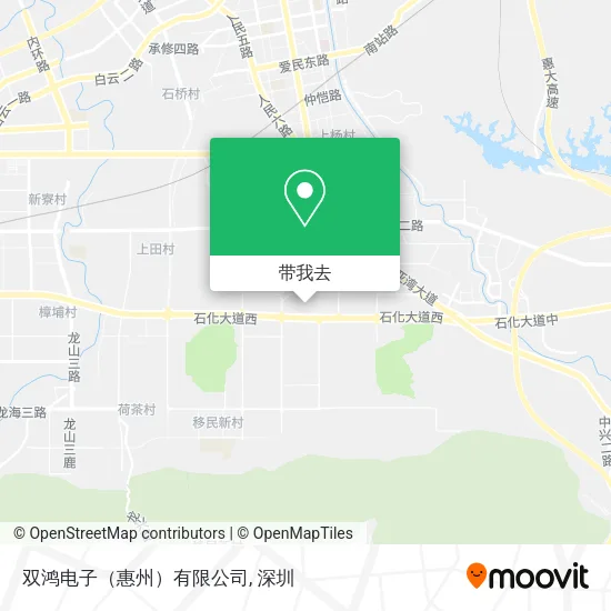 双鸿电子（惠州）有限公司地图