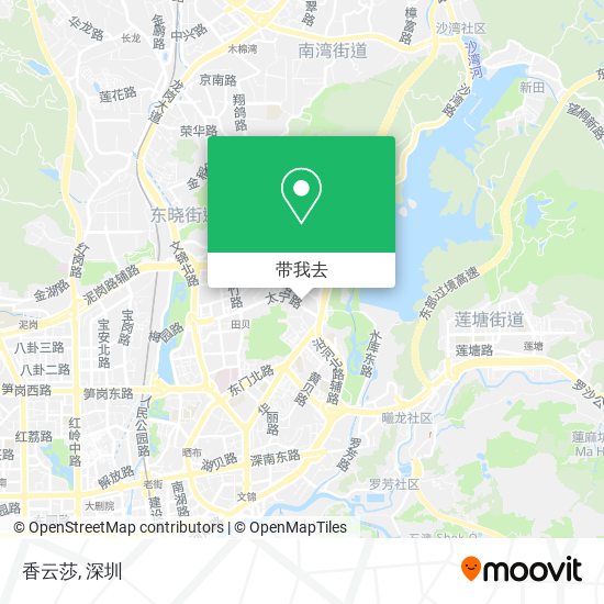 香云莎地图