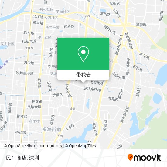民生商店地图
