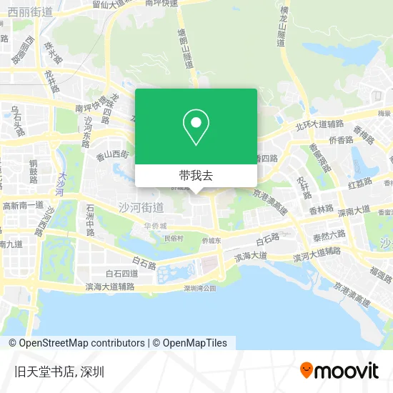 旧天堂书店地图
