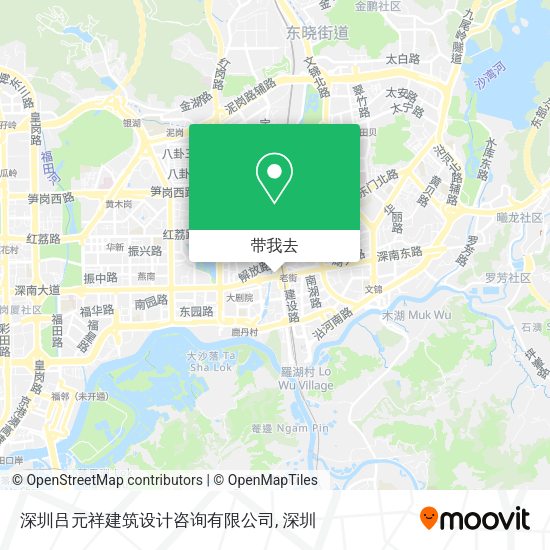 深圳吕元祥建筑设计咨询有限公司地图