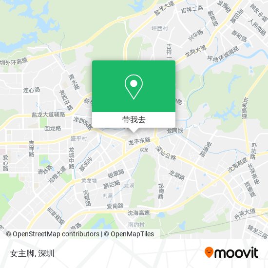 女主脚地图