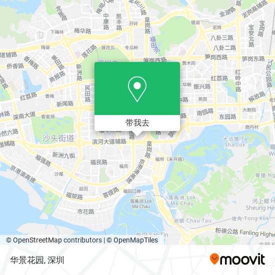 华景花园地图