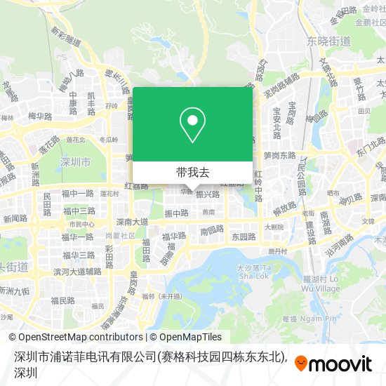 深圳市浦诺菲电讯有限公司(赛格科技园四栋东东北)地图