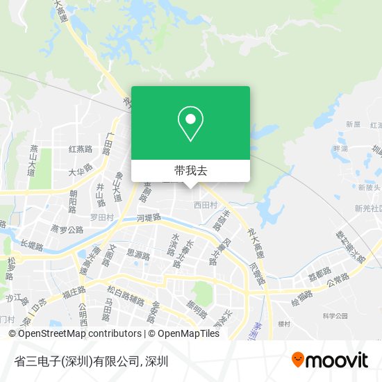 省三电子(深圳)有限公司地图