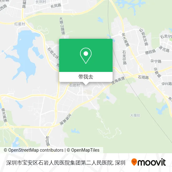 深圳市宝安区石岩人民医院集团第二人民医院地图