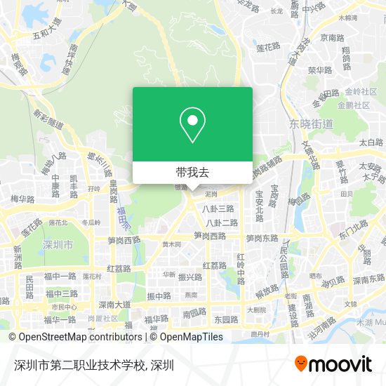 深圳市第二职业技术学校地图