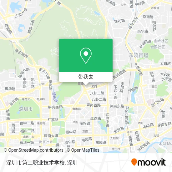 深圳市第二职业技术学校地图