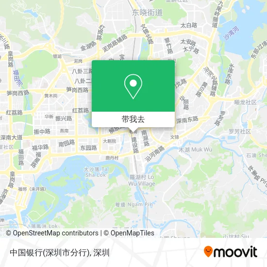 中国银行(深圳市分行)地图