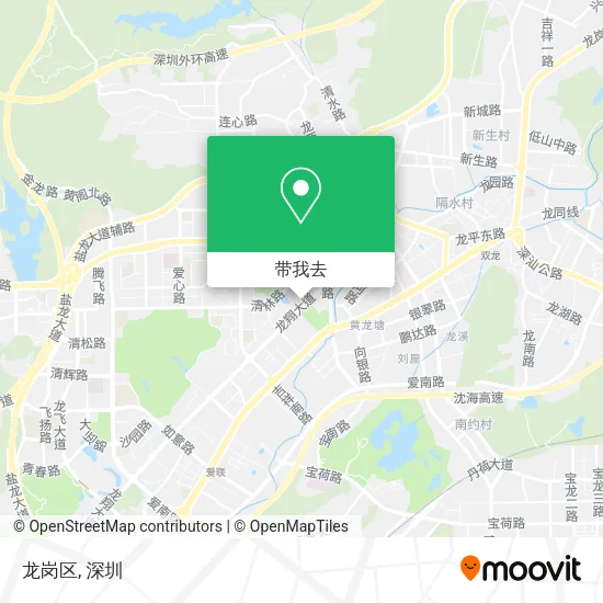 龙岗区地图
