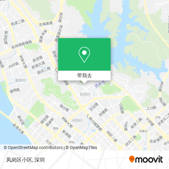 凤岗区小区地图