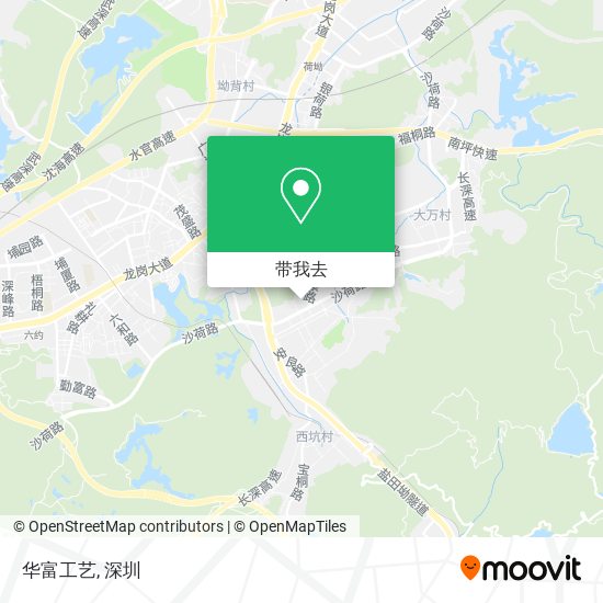 华富工艺地图