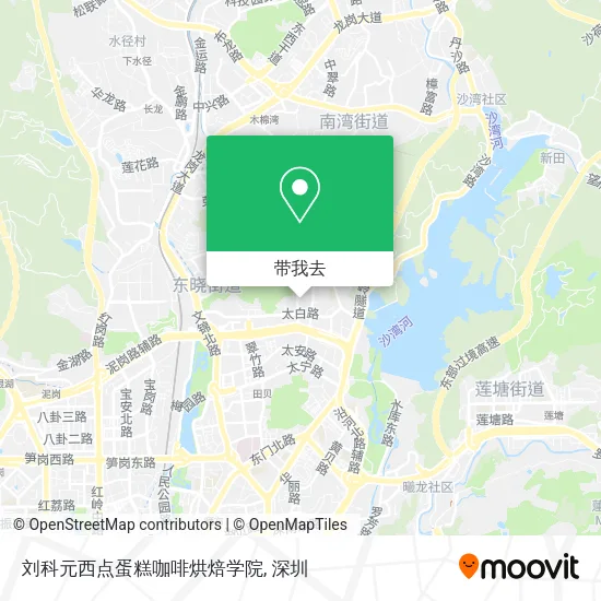 刘科元西点蛋糕咖啡烘焙学院地图