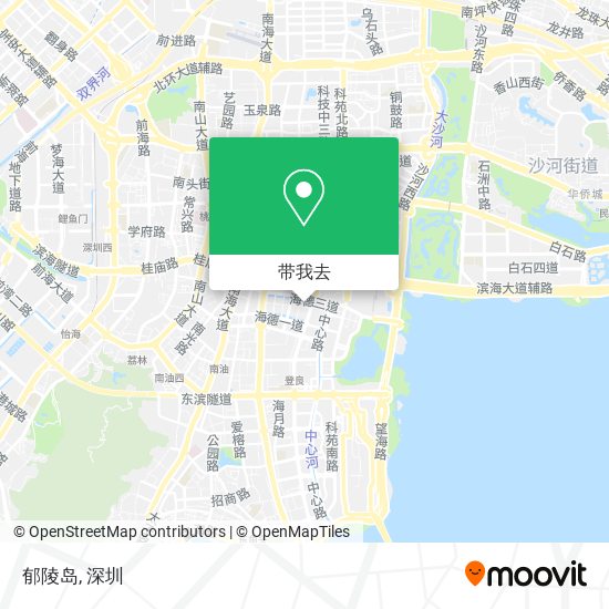 郁陵岛地图